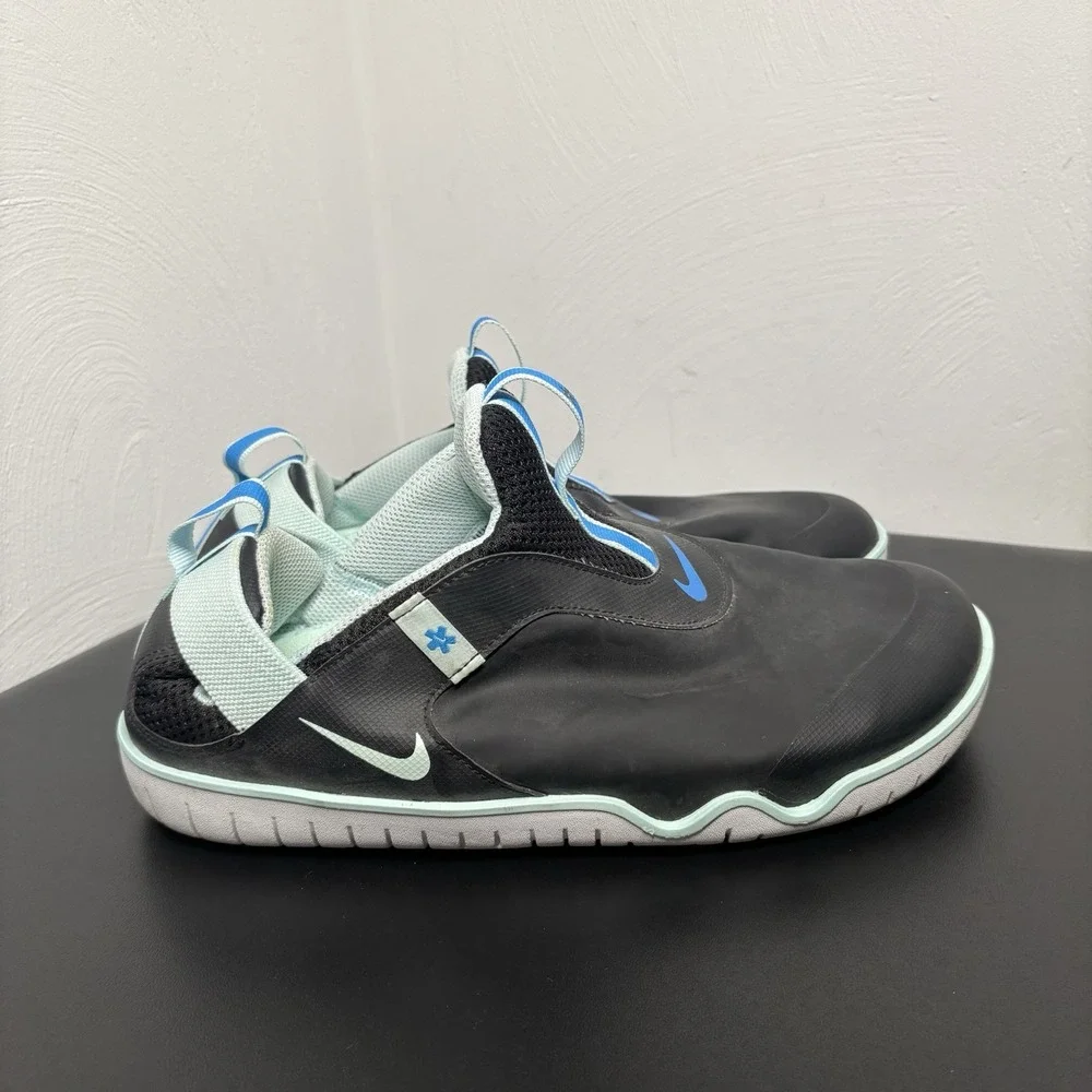 Nike Air Zoom Pulse Mens‎ Size 8.5 Black Blue Athletic Nursing Shoes Sneakers
